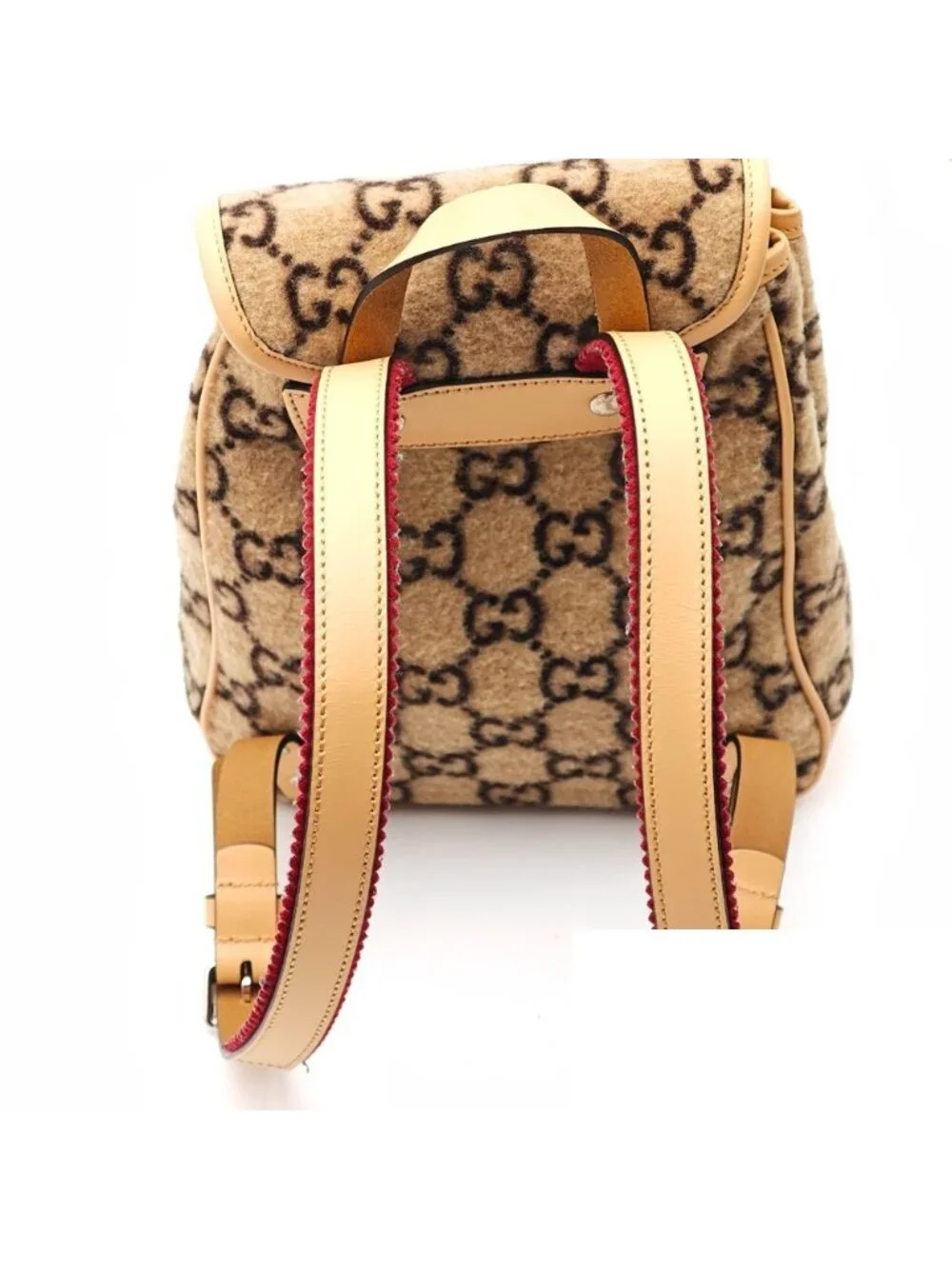 Gucci GG Wool Backpack Gray